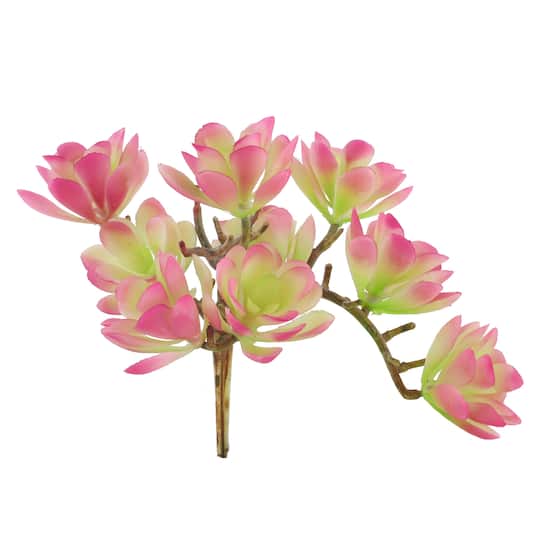 Pink Echeveria Blossom Pick by Ashland&#xAE;